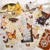 Colorful Butterfly Label Glowing Sticker Craft Materials Suitable for Classroom Decorations Party Favors Craft Set