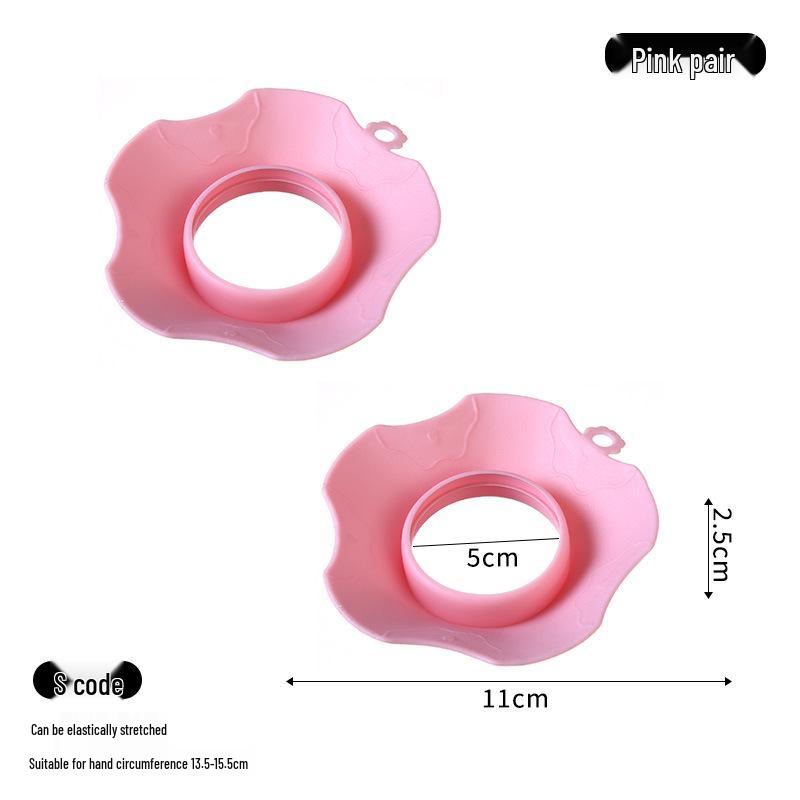 Silicone Anti-Drip Waterproof Wristbands for Makeup Removal and Face Washing
