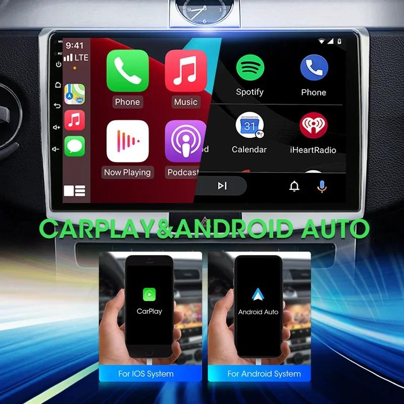 For Volkswagen VW Passat B6 B7 B8 CC 2010-2015 10 inch Car Radio GPS Navigation Multimedia Player 2 Din Cooling Fan DSP Wireless Carplay Android