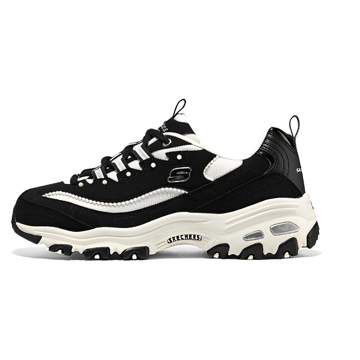 (WMNS) Skechers D LITES White Black Women s 896189-BKW EU 35