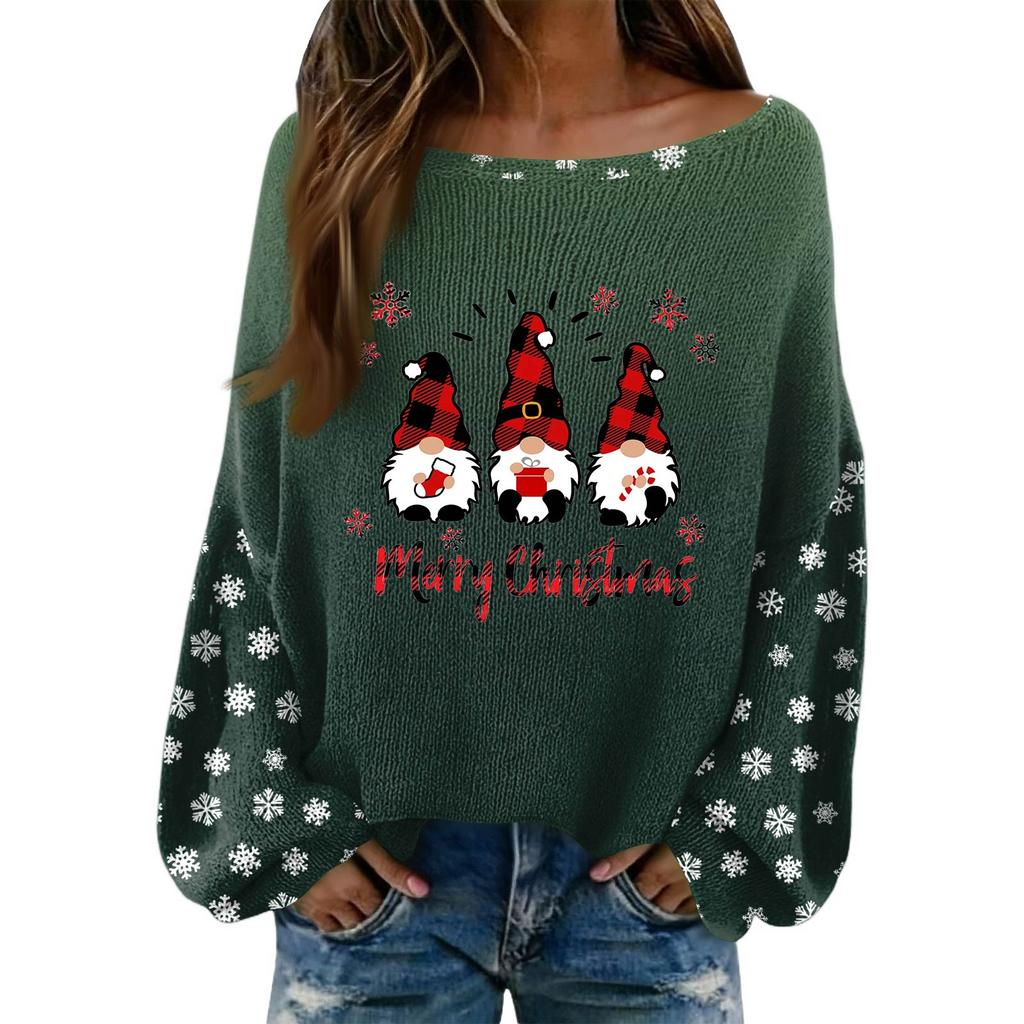 Women's Fashion Long Sleeved Elegant Sweater Top