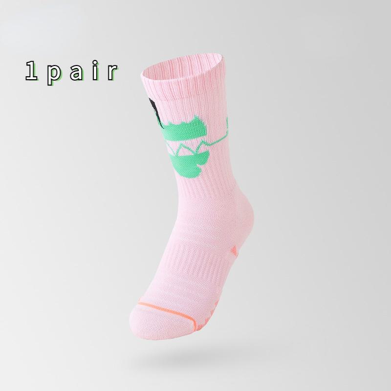 Size 35-39 Women's Tube Spring and Summer New Skateboard Socks Towel Bottom Breathable Sports Socks