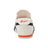 ONITSUKA TIGER Mexico 66 Sports Round Toe Lace-Up Non-Slip Wear-Resistant Low-Top Casual Shoes Unisex Sneaker White Black Orange D3K0N-0090