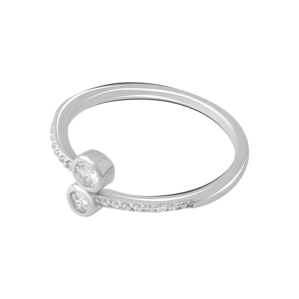 Silberring mit Zirkonia (2081609) 1,35 gr. 925 Proben