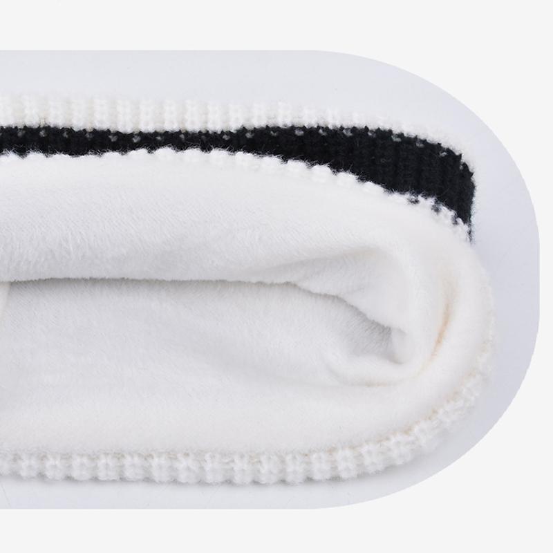 Farblich passende warme gestrickte Kindermütze, Schal, zweiteilig, Winter, für Jungen, kältebeständig, Ohrenschützer, Kopf, Wollmütze, Skullies-Mützen