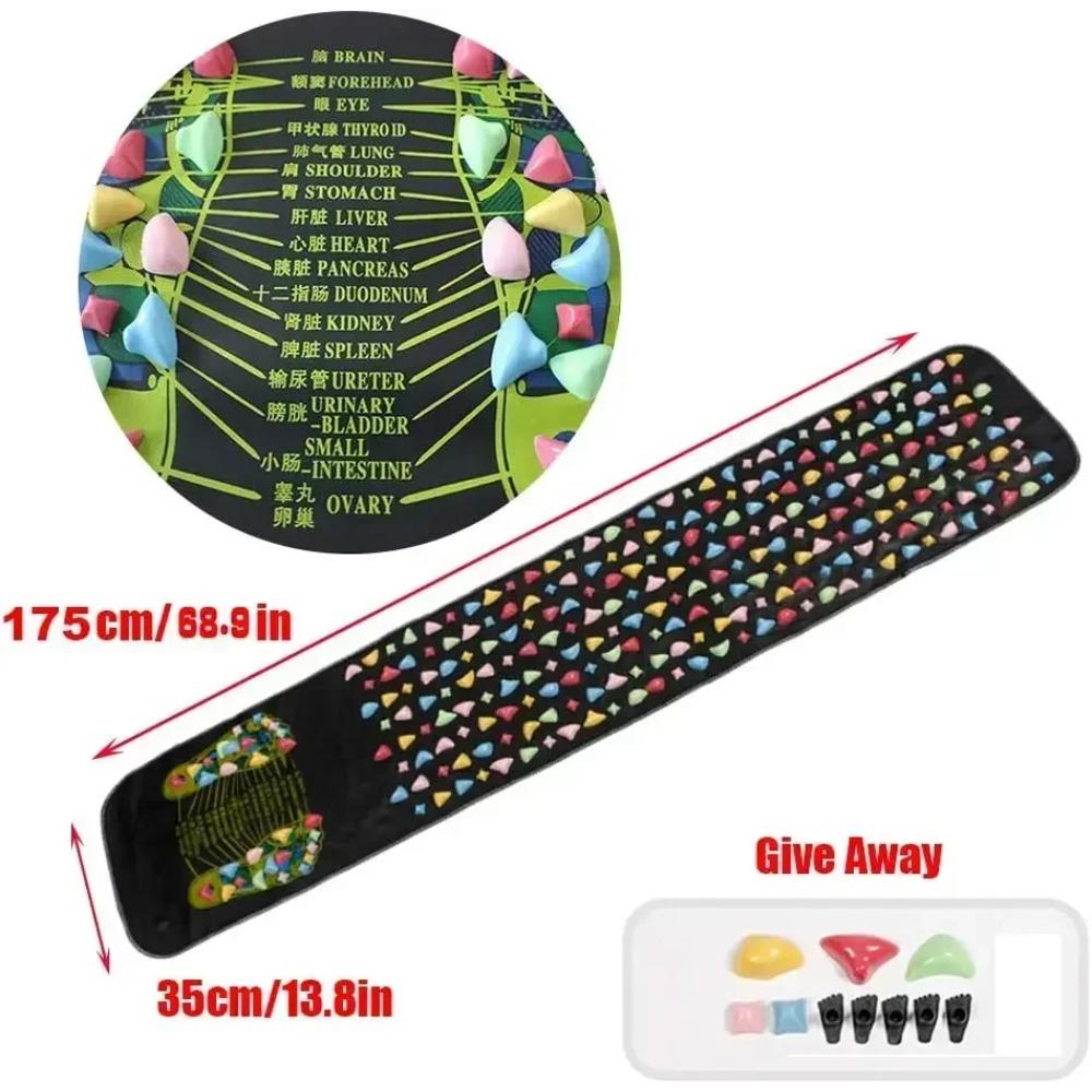 Fingerdruckbrett Fuß Fußmassage-Pad Gesundheitsspaziergang Fußdruckbrett Fußmassage-Pad Imitation Gans Weichstein Straße