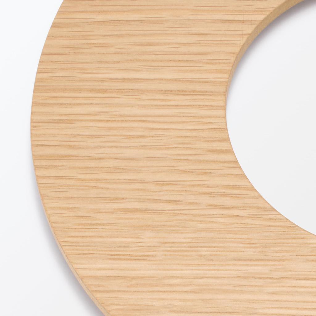 MUJI Wooden Trash Can Diameter x 84915086 Lid, Round, Approx. 23.5cm 1.5cm Height,