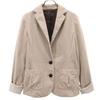 Corduroy Jacket 38 Beige Women Used