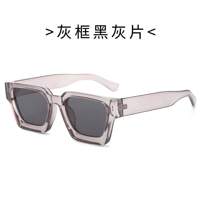 

Latest European and AmericanTrendy Styley Oversized Frame Square Shape Sunglasses for Men and Women Thick Frame Fashion Glasses