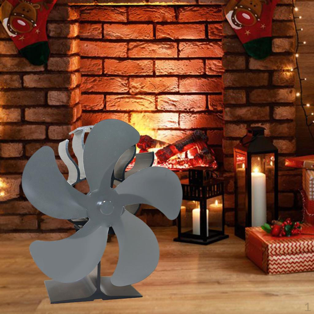 

Ефективність 5-лопастної печі, що підходить для каміна сірий