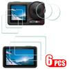 6PCS [2+2+2] HD Front&Back Screen Protector Film for DJI Osmo Action 5 Pro/ Action 4 Camera Lens Glass Protective Film Action4 Action5 Pro Accessories