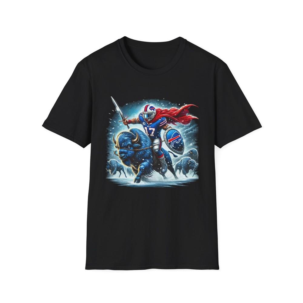King Josh Allen Riding into Battle T-Shirt – Lead the Charge