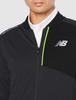 New Balance Golf Men's Zip-Up Blouson Jacket, UV Protection Stretch (012-2162001) Black Size 6 (LL)