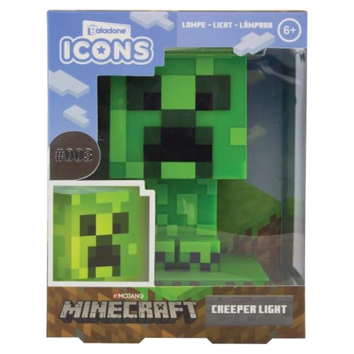 Paladone ICONS - Minecraft Крипер Ночник Лампа [Параллельный импорт]