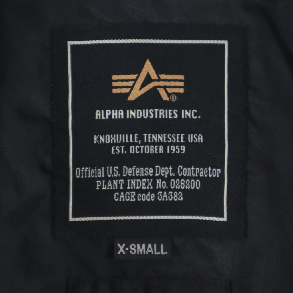 ALPHA INDUSTRIES INC Reißverschlussjacke XS schwarz Herren Gebraucht