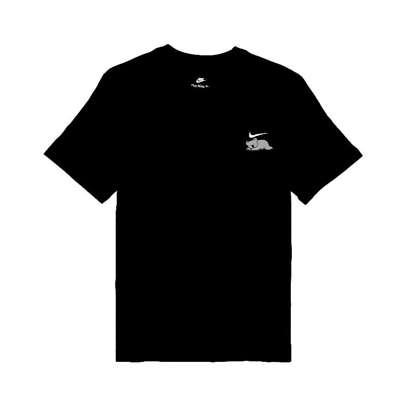 Nike Sportswear Sloth Outdoor Breathable Embroidered Logo Crew Neck Casual Straight Fit Short Sleeve T-Shirt Unisex T-Shirt BV0508-010(TEAM702-BV8)