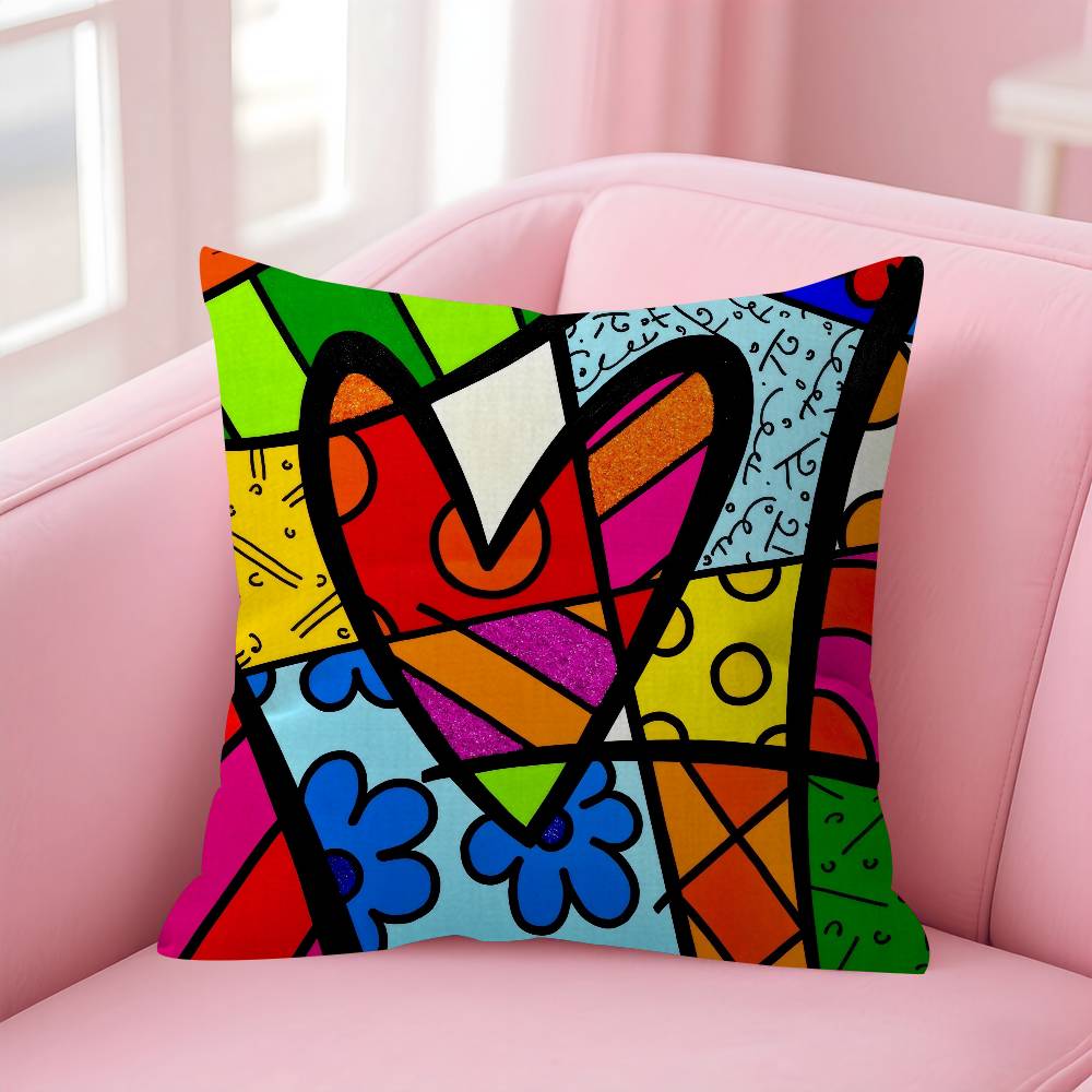 Pillow Cover Sofa Cushion Cover Home Room Decoration Children Gift Brand B-Brittos Abstract