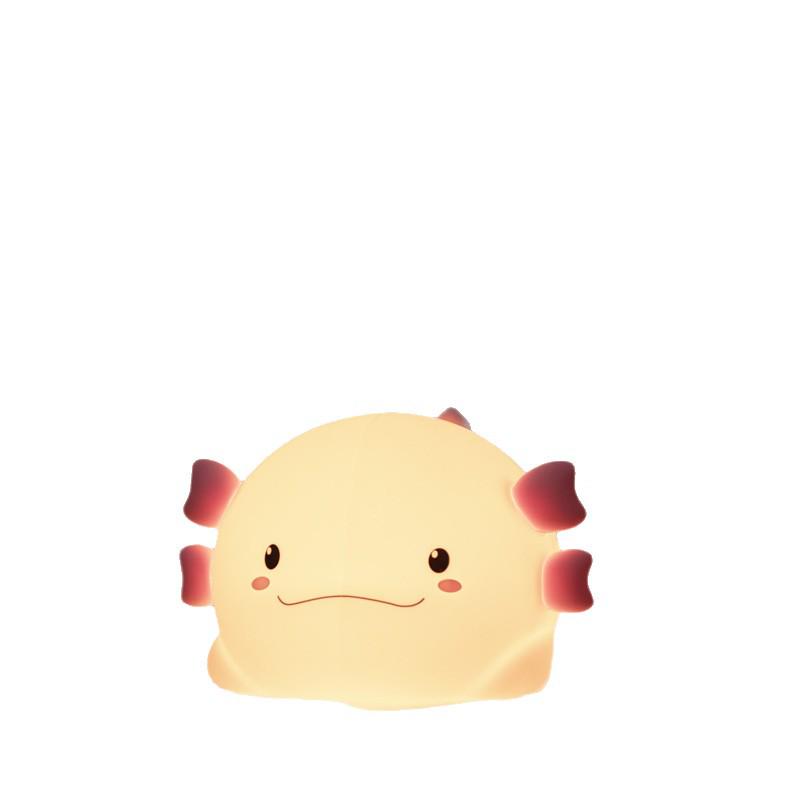 Cross-border Silicone Salamander Dual-Use Night Light – Soft, Eye-Friendly Bedside Light for Kids.