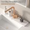2pcs/set Diatomite Faucet Draining Mat Splash Non-Slip Drying Mat Multi-function Countertop Protector Kitchen Bathroom Supplies