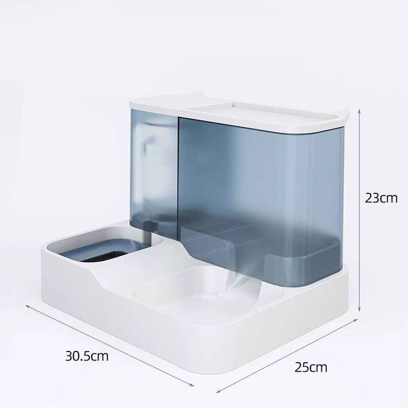 

Plastic Big Capacity Pet Supplies Automatic Feeding Equipment Dry Separation Wet синий