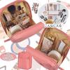 Kawayoshi Makeup Makeup Neat and Organized Cosmetic Coral Cute Large Stylish Travel Mini 59078700 Pouch, Magic, Pouch, Pink, Brand, Men's, Capacity,