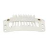 9 Teeth Hair Extension Clips Multipurpose 100pcs 32mm DIY Wig Clips for Hair Extensions White 32mm Snap Clips for Hair Extension
