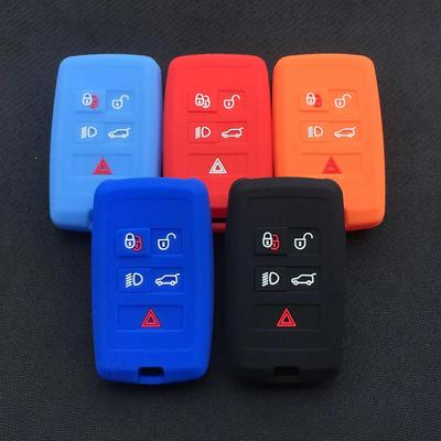 2018 Silicone Car Key Cover Case Protect Skin for Land Rover Range Rover SPORT Evoque Discovery Discovery 5 5button Key