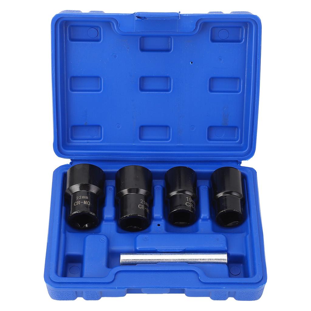 5Pcs/Set Twist Socket Kits Chrome-molybdenum Steel Locking Wheel Nut Bolt Stud Extractor Removers Car Disassembly Tools