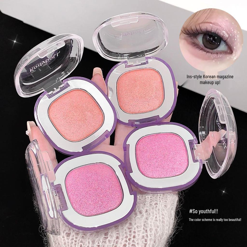 Kodyboll Translucent Highlighter: Fine Shimmer Pearl Glitter for Long-Lasting Brightness.