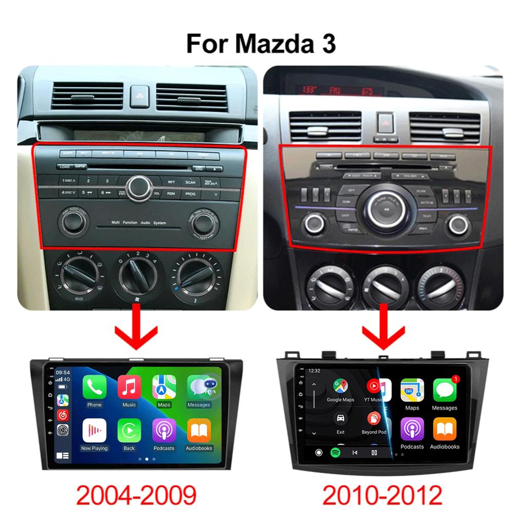 Android 14 Car Radio For Mazda 3 I For Mazda3 BK 2003 - 2009 Multimedia Video Player Navigation Stereo GPS No 2din 2 Din Dvd