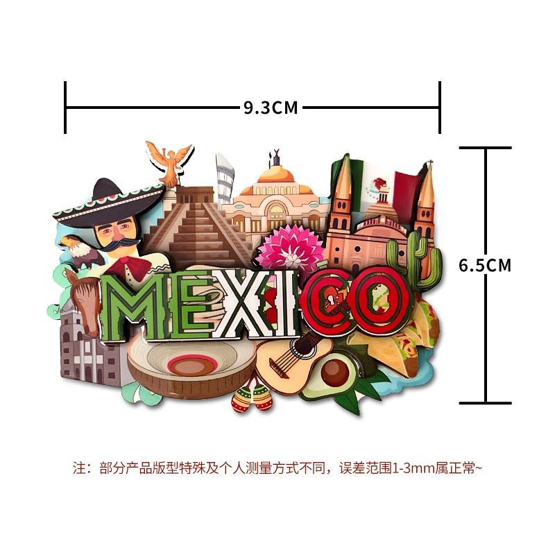 3D Creative Magnets Countries Fridge Magnet World Travel Souvenirs Wooden Crafts Magnetic Sticker Gift For Travelers Home Decor