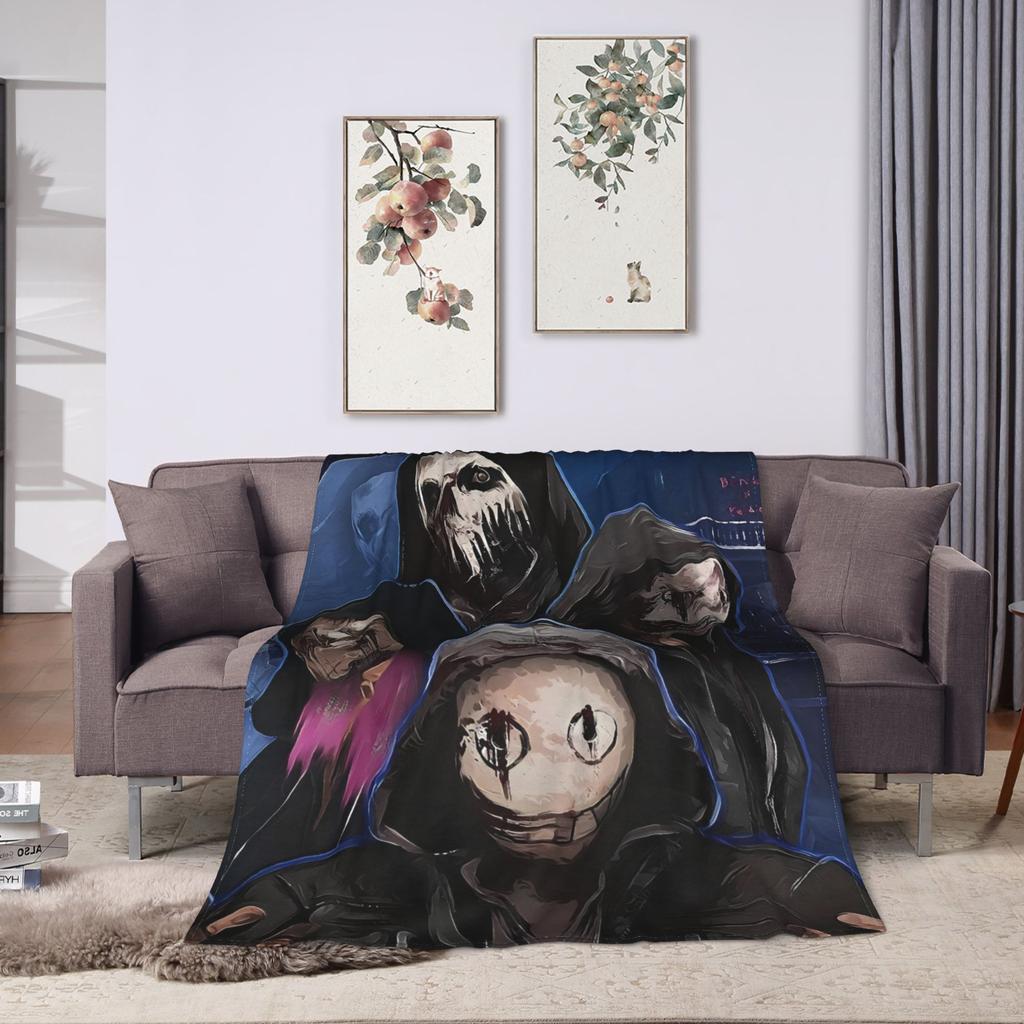 Deads by Daylights Warm Blanket  Picnic Plush Bedding Throws Novelty Outdoor Flannel Bedspread Sofa Bed Cover