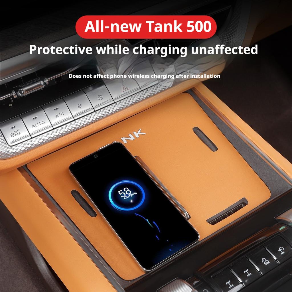 For Tank 500 Hi4T Hi4Z 2022‑2026 Door Slot Mat Cup Holder Anti‑Slip Storage Pad Interior Practical Car AccessoriesGood product