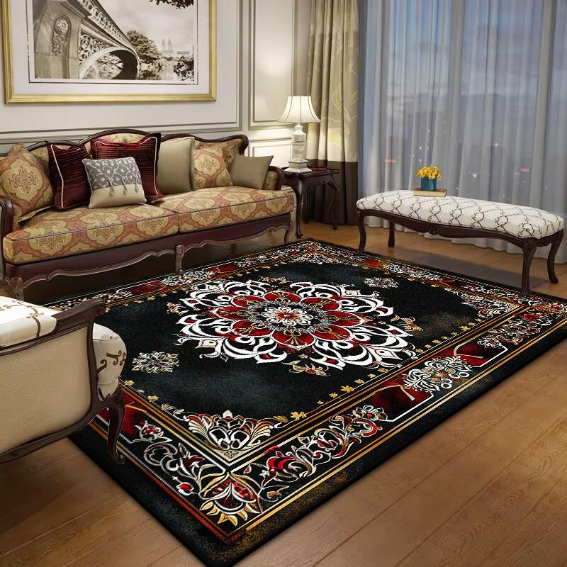 Persian Luxury Red Carpet Living Room Large Size Rug Non-slip Coffee Tables Mat Home Decoration Bedroom Lounge Rug Tapis Salon