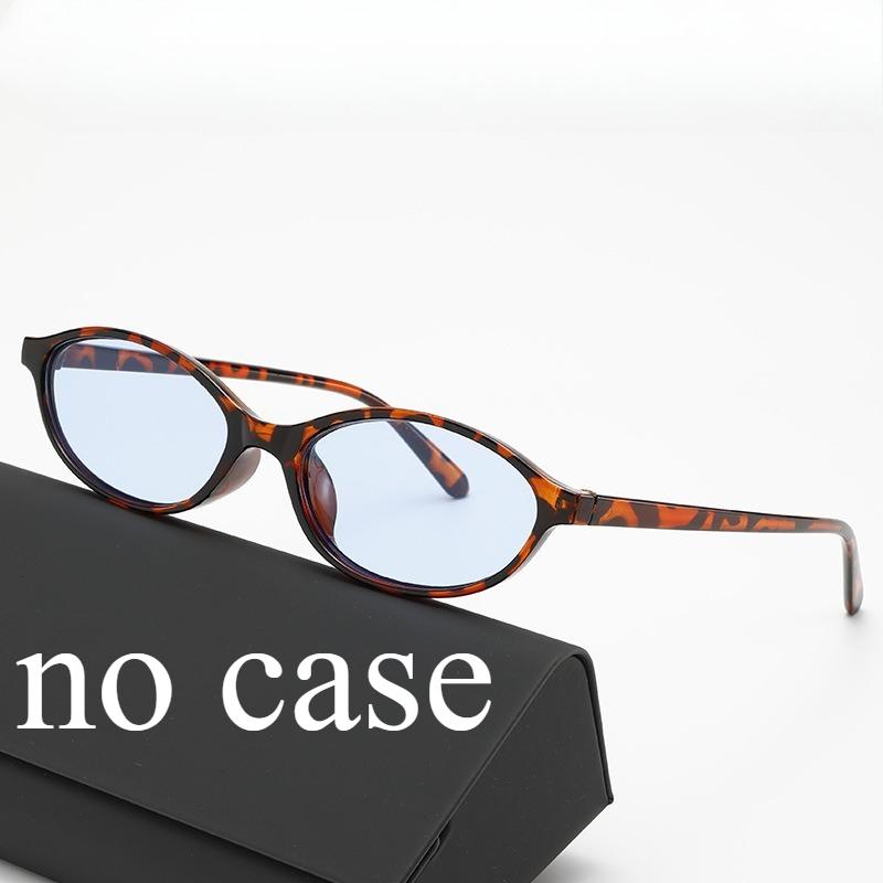 Retro Personality Small Frame Oval Sunglasses, Artistic Style Sunglasses, Trendy Sunglasses