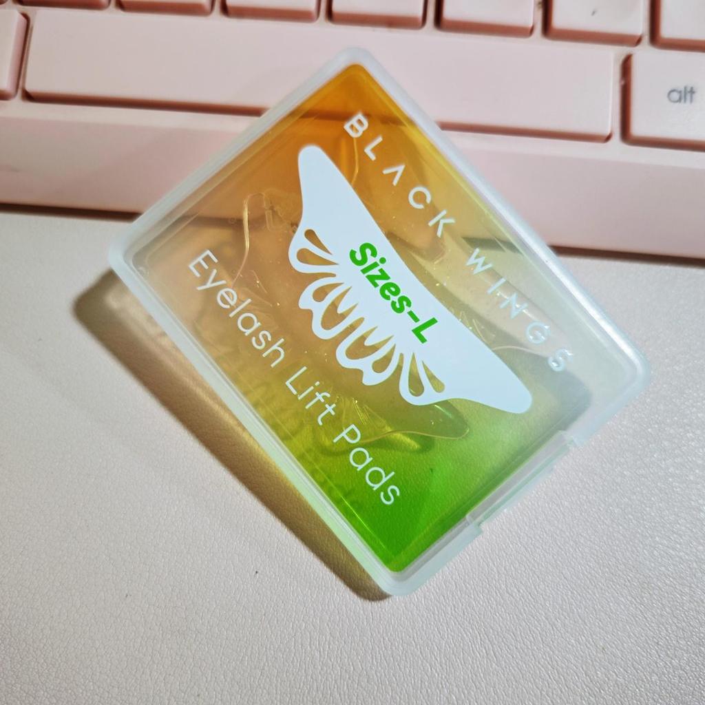 BLACKWINGS 3 Sizes Butterfly Lower Eye Patch Eyelash Perming Curler Lift Pads Eyelash Perm Pads Rods for LashLift Silicone(Pink Butterfly 3 Sizes)