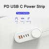 Ladebuchse Plug-and-Play Stabile Ausgabe Duale USB-Typ-C-Schnittstelle Hochgeschwindigkeitsübertragung Schnellladung 35W PD USB-C Steckdosenleiste Haushaltswaren