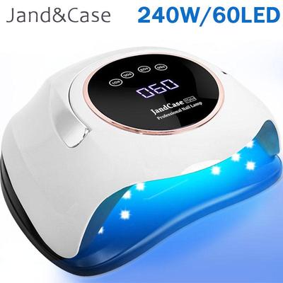 Professionelle UV-LED-Lampe für Maniküre, Nageltrockner, Maschine für Nagelstudio, tragbarer Timer, 60 LED-Gelhärtungslampen zum Trocknen der Nägel