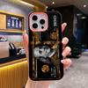 USD Dollar Jelly Double Layer Pink Mobile Phone Case for iPhone 17 16 15 14 13 12 11 Air Pro Max Plus Protective