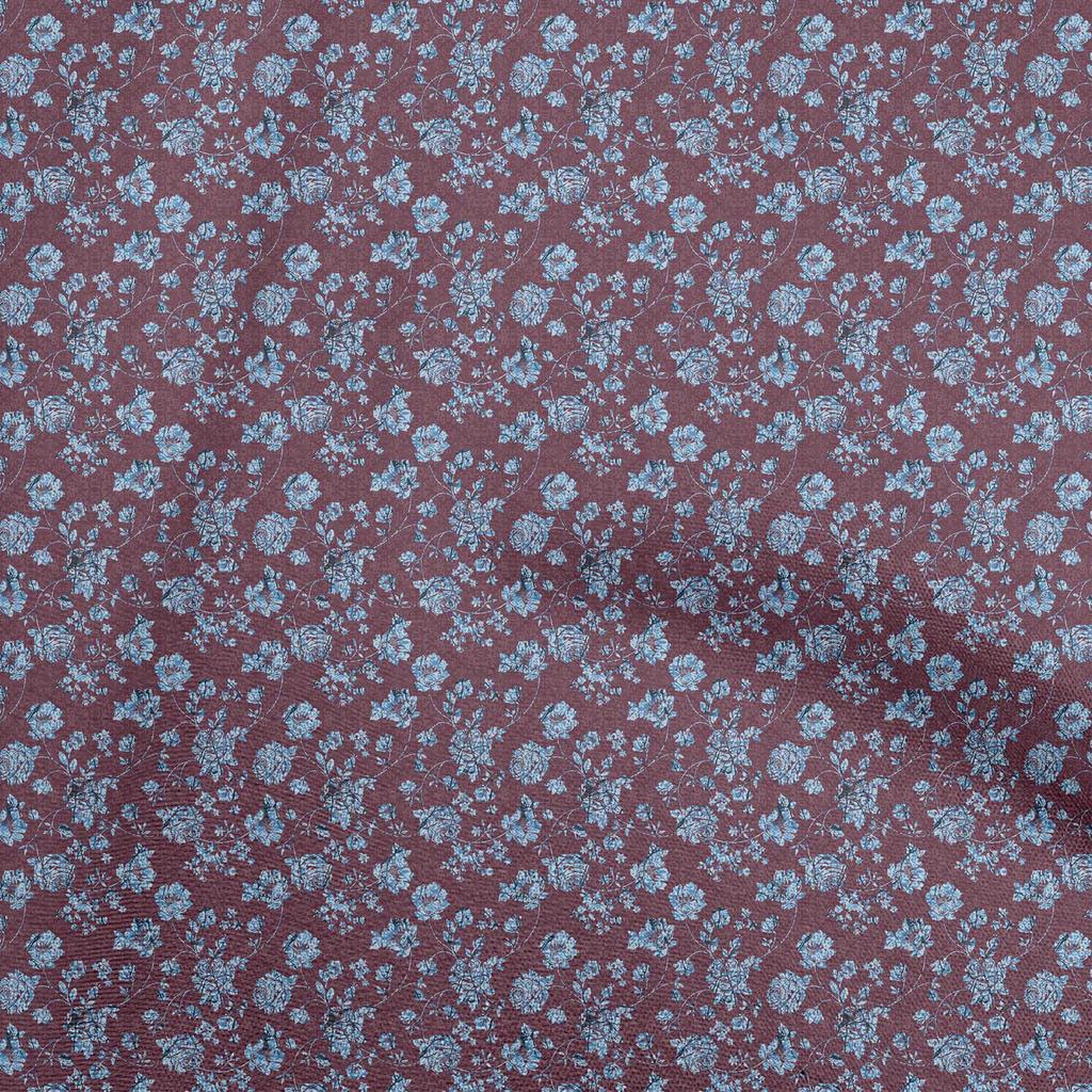 oneOone Cotton Flex Brown Fabric Batik Diy Clothing Quilting Fabric Print Fabric By Yard 40 Inch