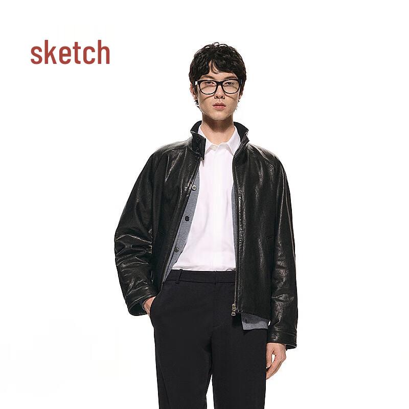 

Мужская весенняя куртка CROQUIS 2025 из овечьей кожи S