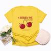Kirschkuchen Off Campus Series Merch T-Shirt Graham Shirt Retro Hockey Romantik Grafik-T-Shirt Damen Kurzarm-T-Shirts Sommer Oberteile