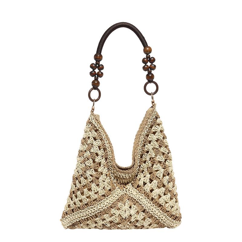 Summer Seaside Vacation Straw Bag - Sweet Commuter Single-shoulder Tote Bag