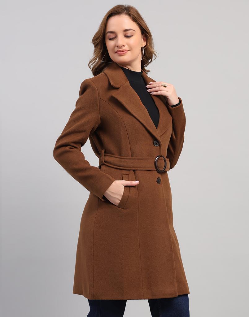Monte Carlo Women's Collar Full Sleeve Coat