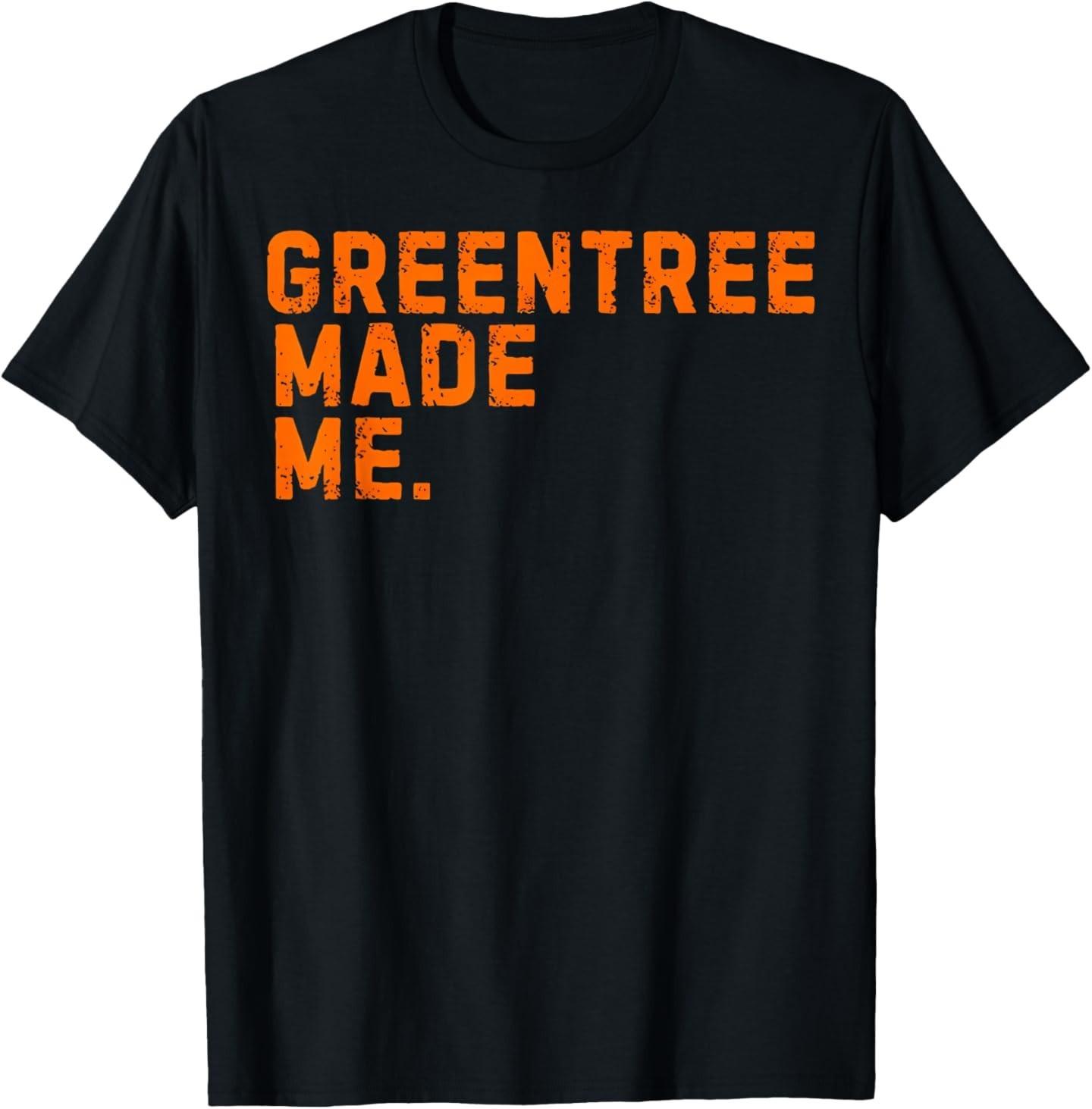 Greentree Made Me Orange Funny Viral Trending T-Shirt S