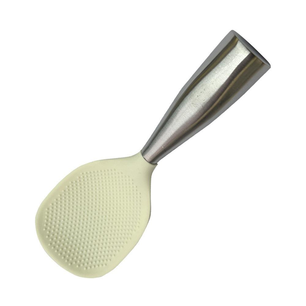 Non-stick Rice Scoop Stainless Steel Handle Rice Paddle Multipurpose Serving Spoons  Home