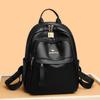 Schoolbag popular backpack women's 1011 new large-capacity leisure travel backpack soft leather fashion schoolbag women's bag