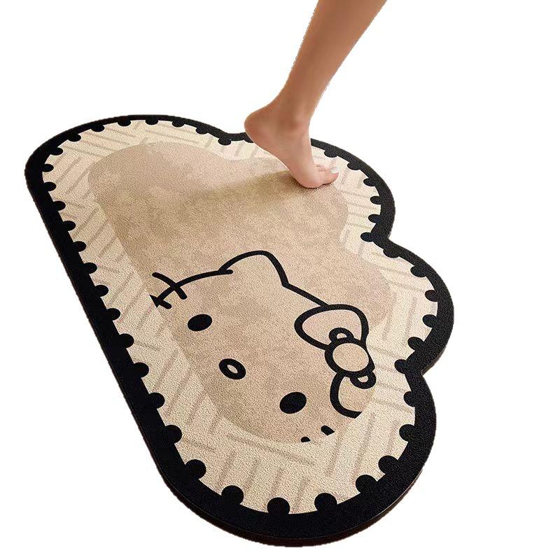 Diatom Mud Absorbent Non-slip Bathroom Foot Mat