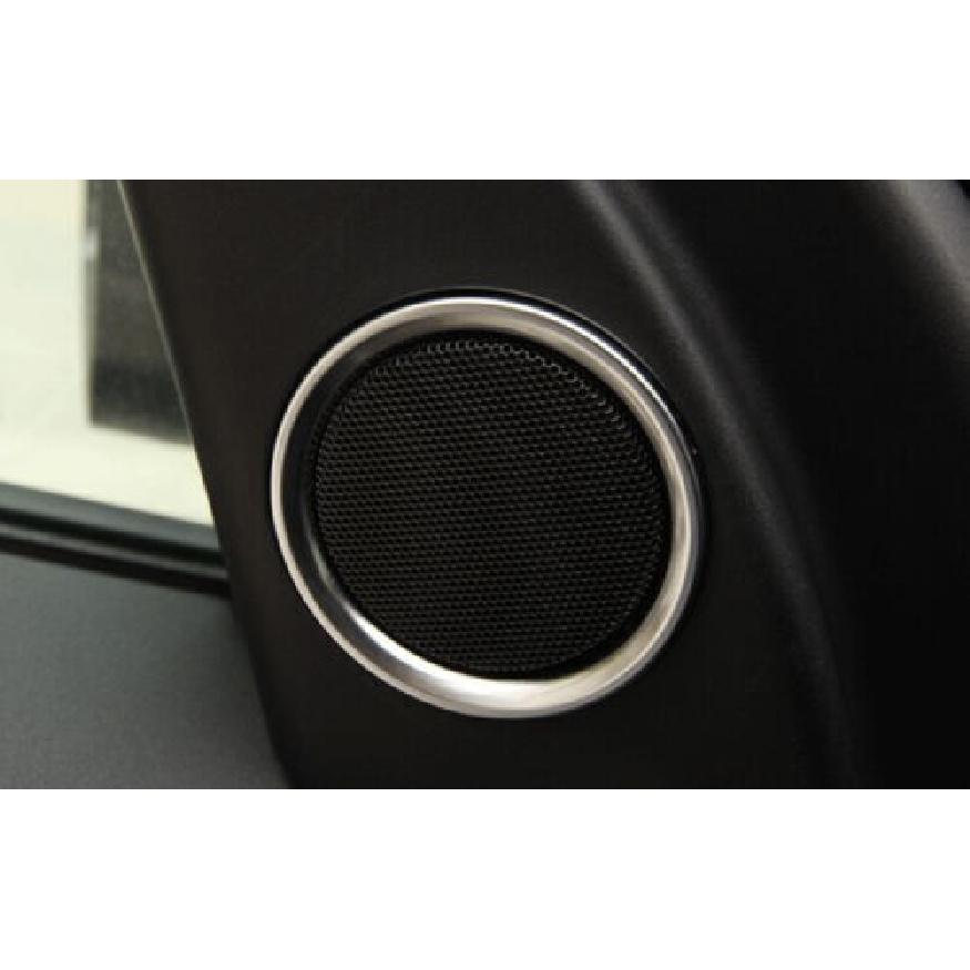 A Pillar Matte Silver Ring Trim For LR Discovery Sport 2015-2019 Speaker Sound