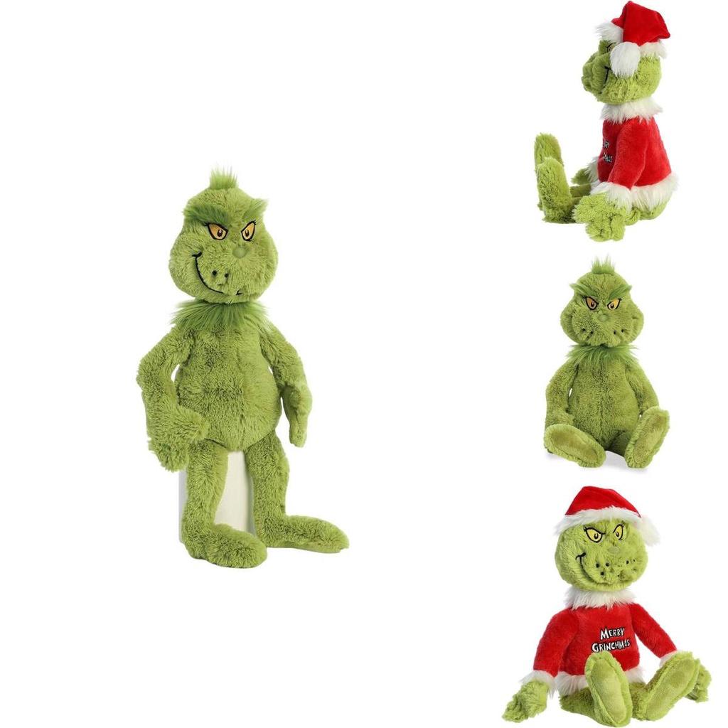Grinch Vianočný Kuchár Oblečenie Plyšové Hračky Vypchaté Bábiky Darček pre Deti Mäkké Prítulné